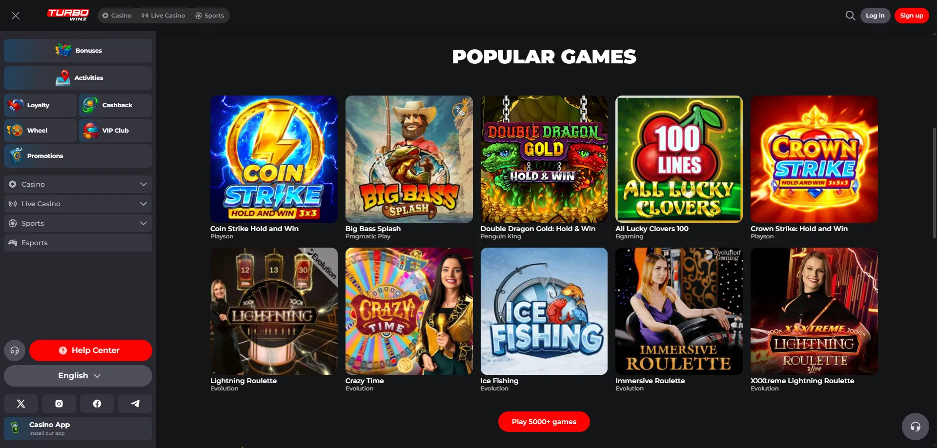 Assistenza clienti Turbowinz Casino disponibile 24 ore su 24